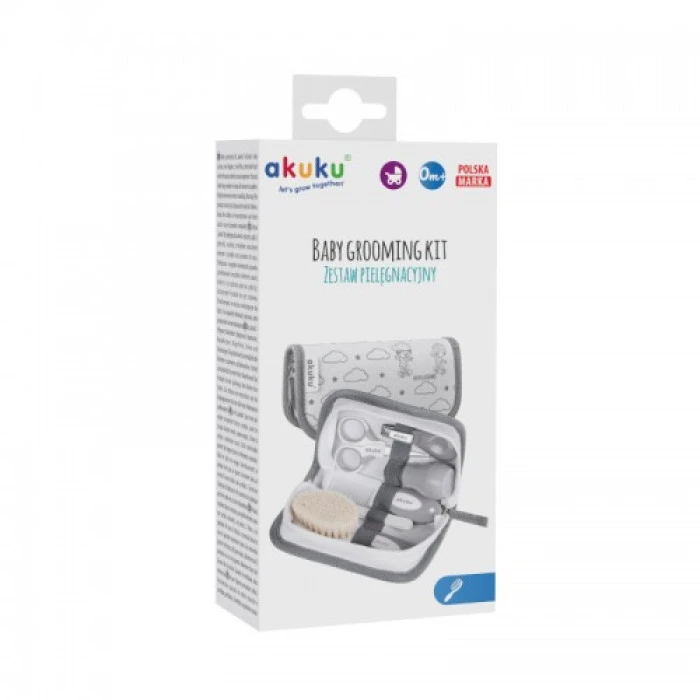 Набор по уходу Akuku A0015 HOOLIGANS,серый