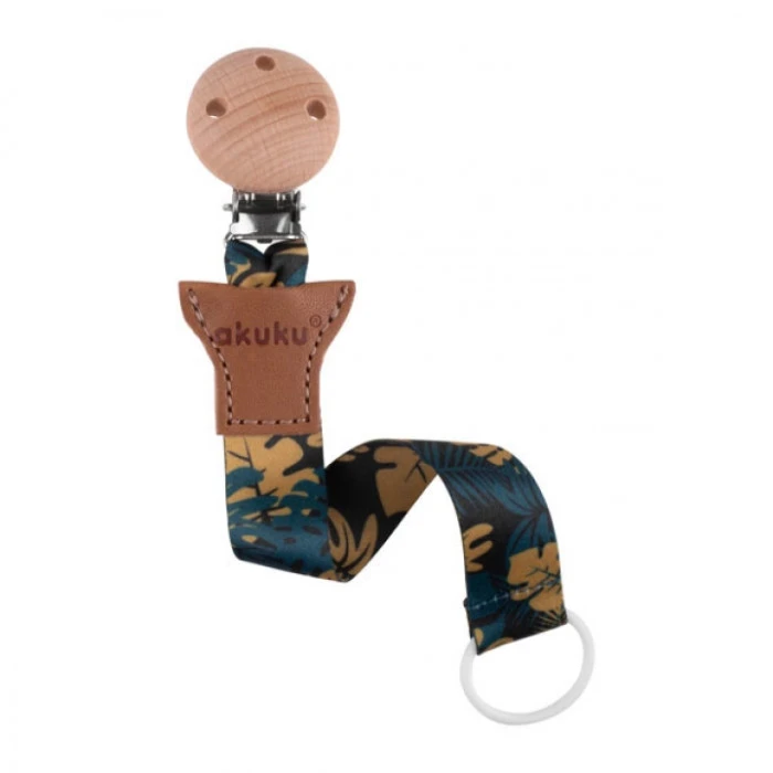 Универсальная лента для пустышки, Листочки Akuku A0583Контейнер для пустышки, Собачка Akuku A0678