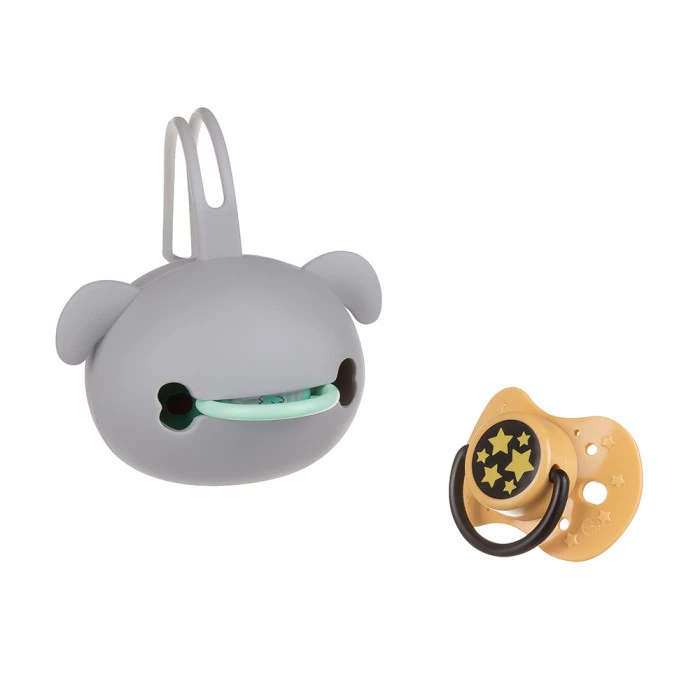 Универсальная лента для пустышки, Листочки Akuku A0583Контейнер для пустышки, Собачка Akuku A0678