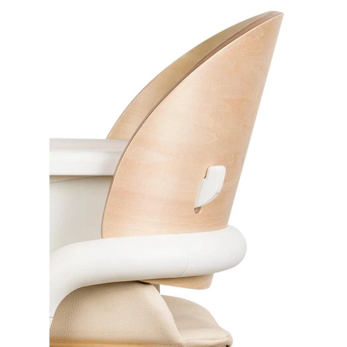 Стул для кормления Lionelo CELIA WHITE NATURAL WOOD