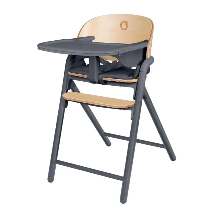 Стілець для годування Lionelo CELIA GREY WOOD