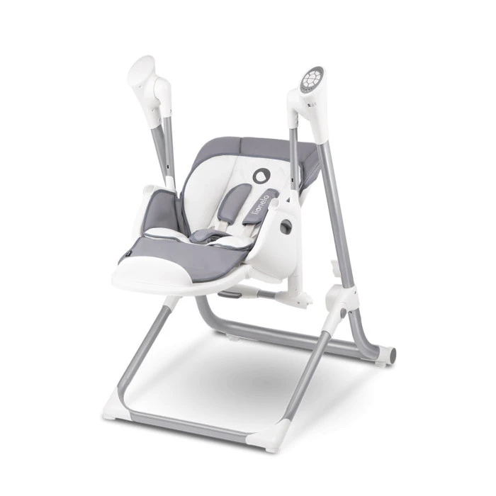Кресло-качелька для кормления 2 в 1 Lionelo NILES GREY