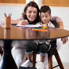 Стільчик для годування Lionelo MONA BLACK ONYX