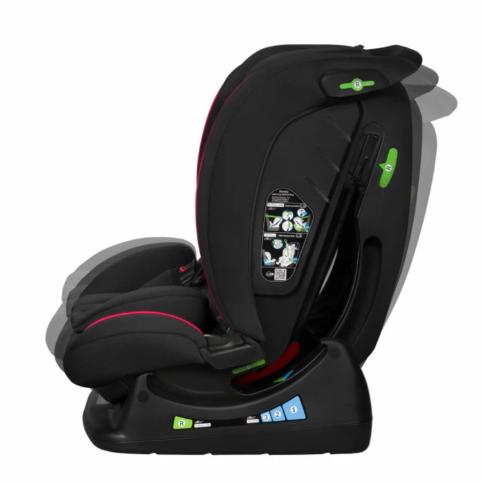 Детское автокресло Lionelo AART I-SIZE BLACK CARBON RED