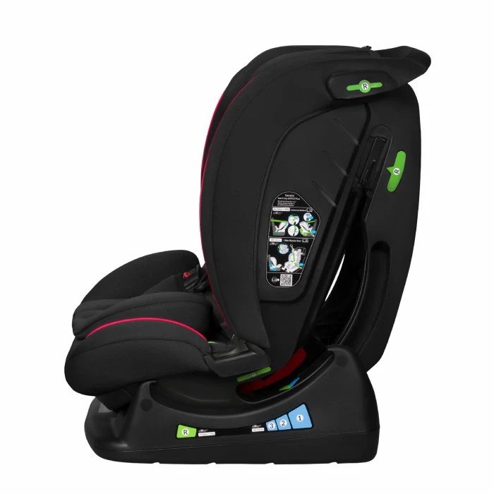 Детское автокресло Lionelo AART I-SIZE BLACK CARBON RED