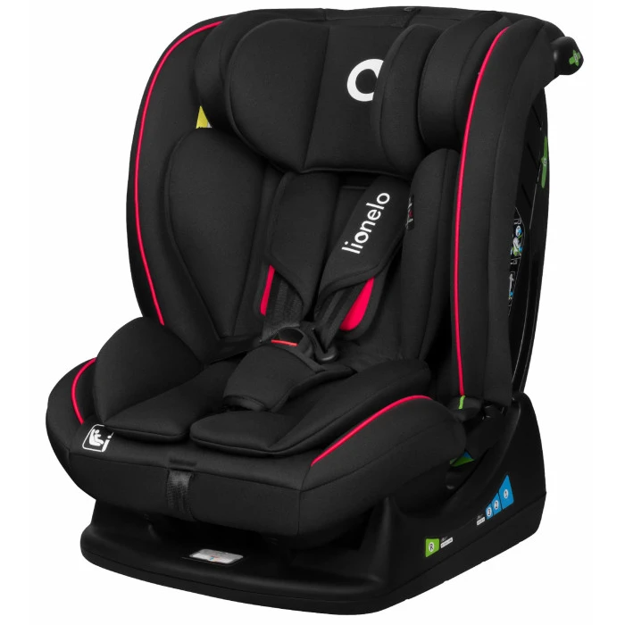 Детское автокресло Lionelo AART I-SIZE BLACK CARBON RED