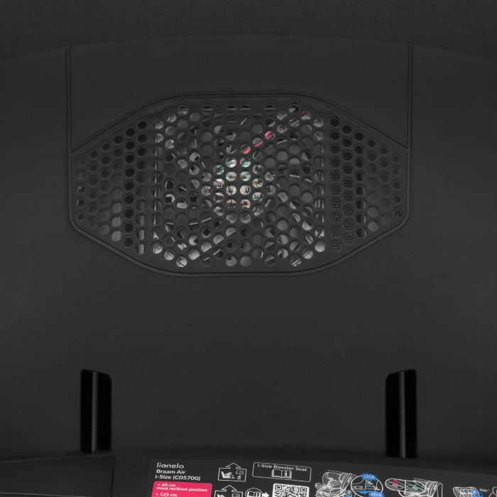 Дитяче автокрісло Lionelo BRAAM AIR I-SIZE BLACK CARBON