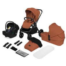 Универсальная коляска 3 в 1 Lionelo MIKA PLUS 3IN1 BROWN RUST