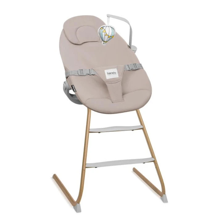 Стілець для годування Lionelo DALIA SET GREY STONE NATURAL