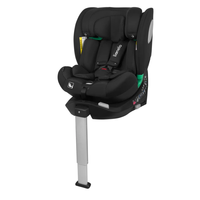 Дитяче автокрісло Lionelo BRAAM AIR I-SIZE BLACK CARBON