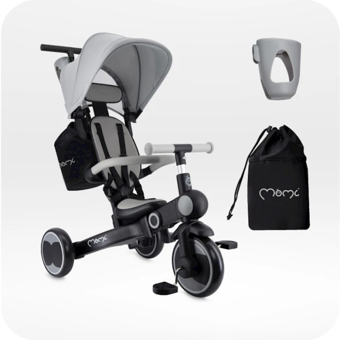 Триколісний велосипед MoMi SOLIVIA Grey