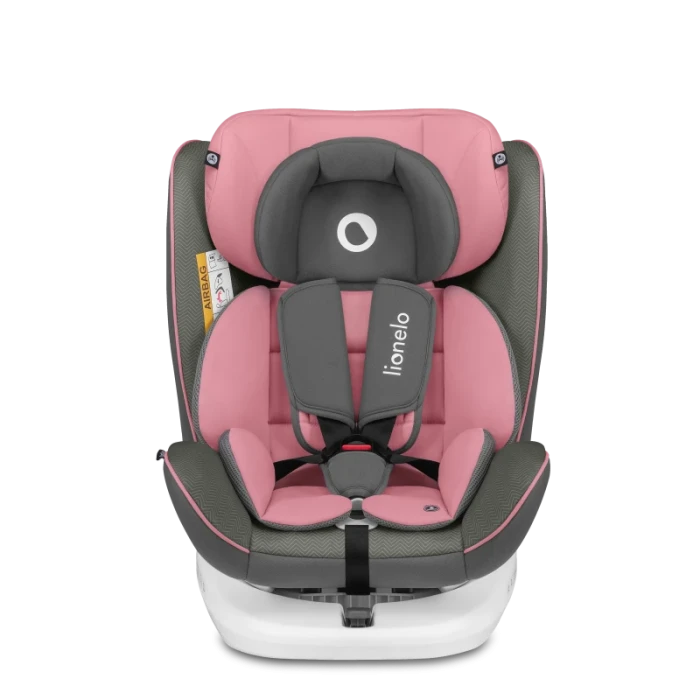 Дитяче автокрісло Lionelo BASTIAAN PINK BABY (white base)