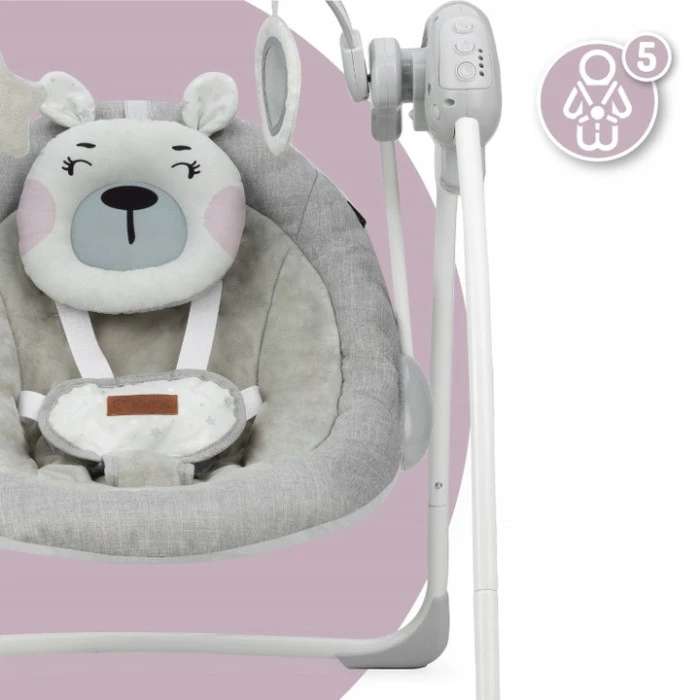 Кресло-качалка MoMi LISS Bear Pink