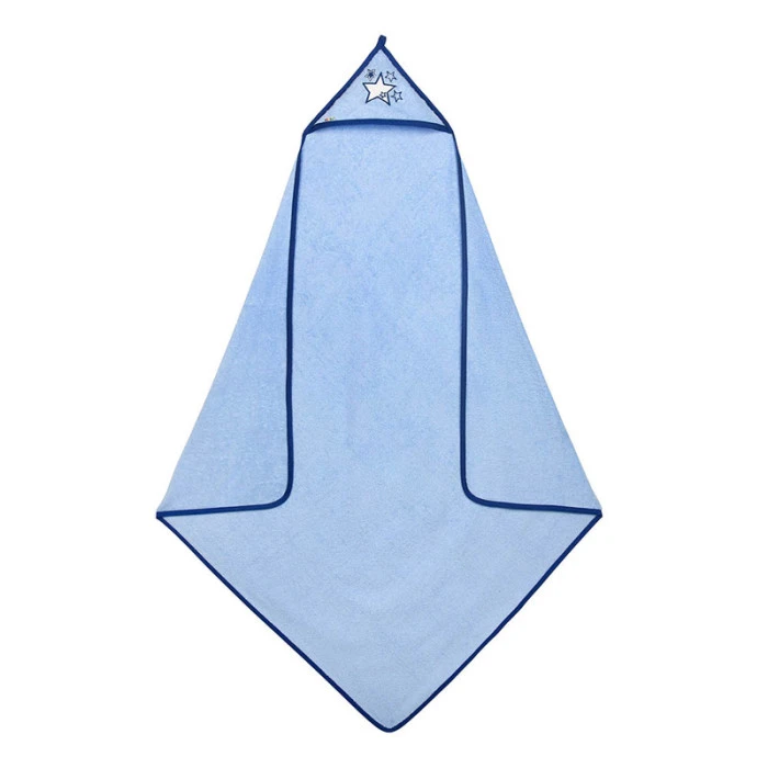 Рушник з капюшоном Зірки, 100x100 см Akuku A0663
