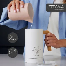 Спінювач молока MILKEE WOOD WHITE