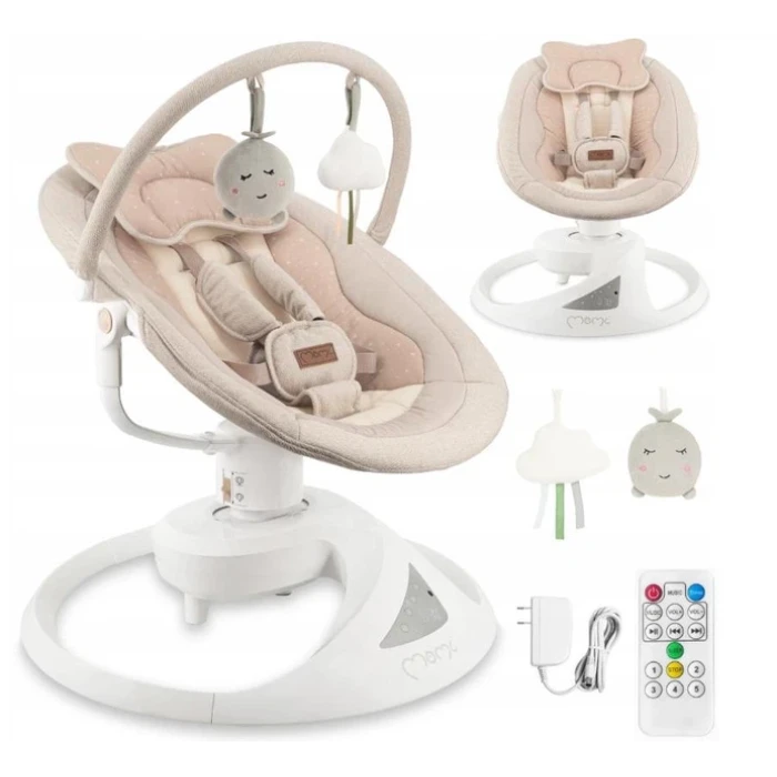 Кресло-качалка MoMi PEARL Beige