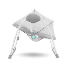 Детское кресло-качалка Lionelo RUBEN GREY TURQUOISE