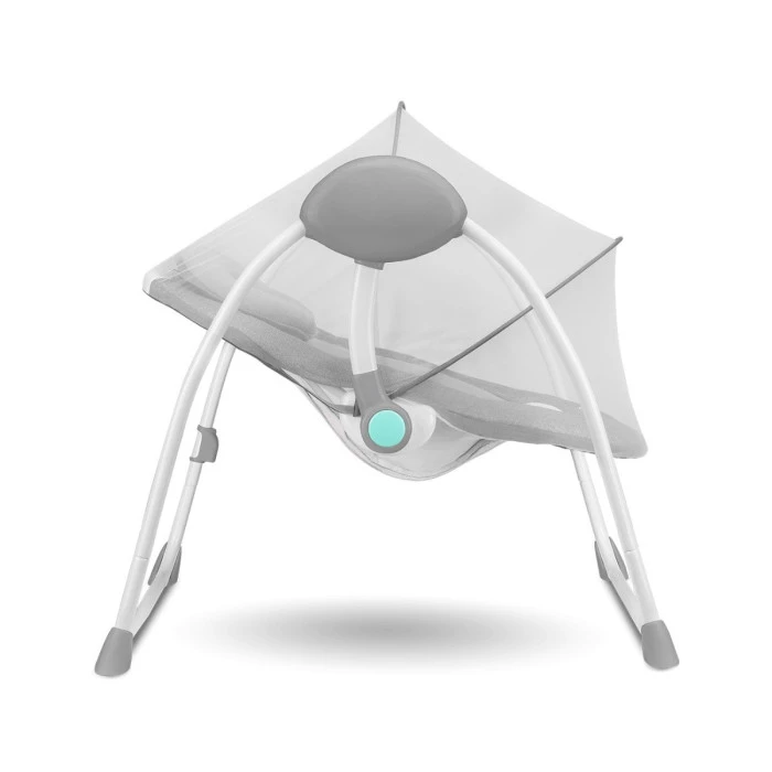 Детское кресло-качалка Lionelo RUBEN GREY TURQUOISE