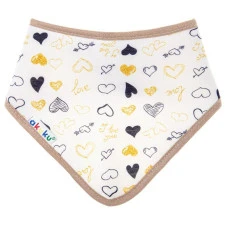 Нагрудник бандана Akuku A1512 сердечка