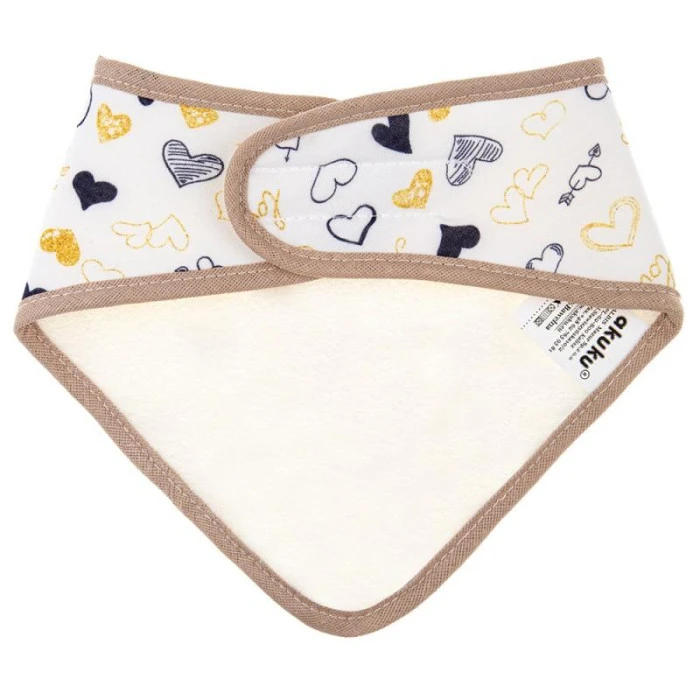 Нагрудник бандана Akuku A1512 сердечка