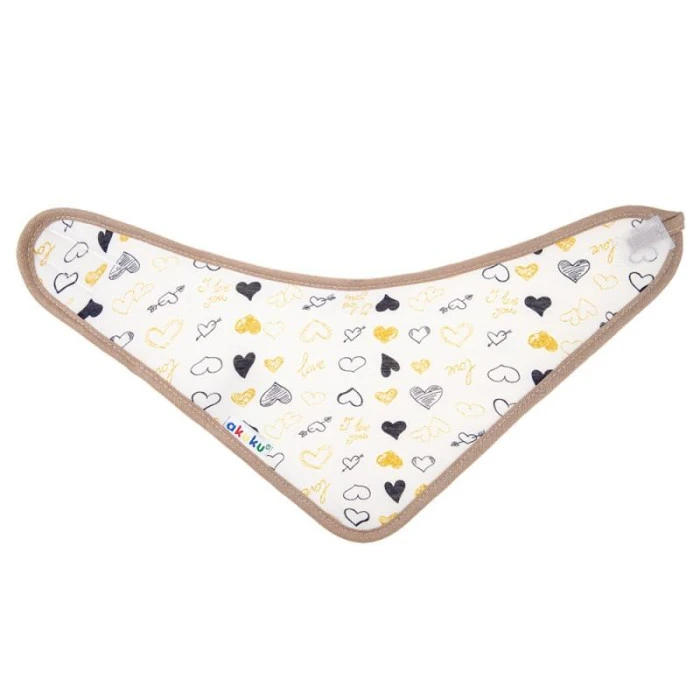 Нагрудник бандана Akuku A1512 сердечка