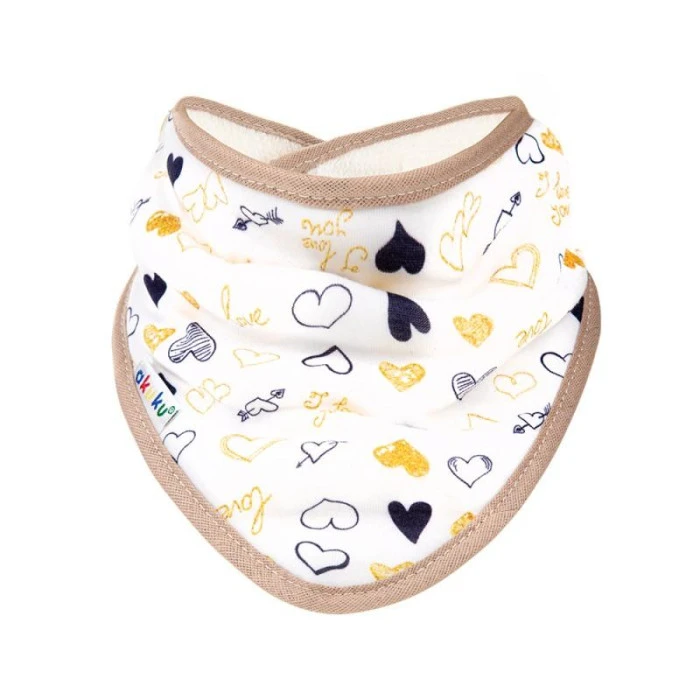 Нагрудник бандана Akuku A1512 сердечка