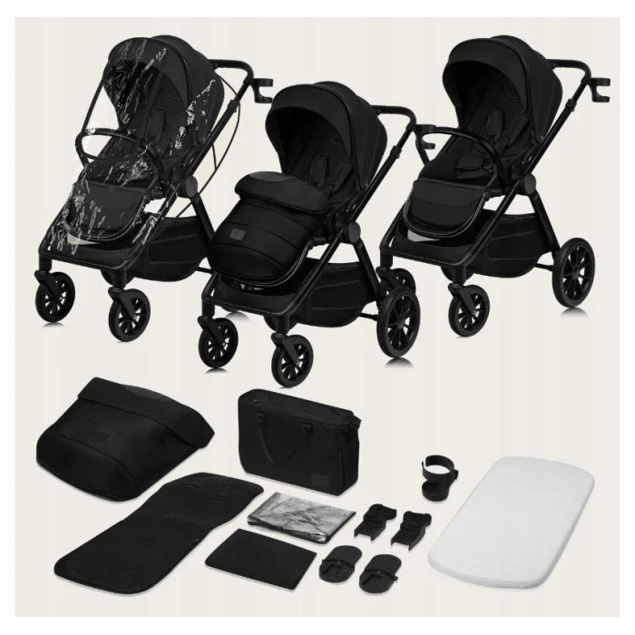 Універсальний візочок 2 в 1 Lionelo LAYLA 2IN1 BLACK ONYX
