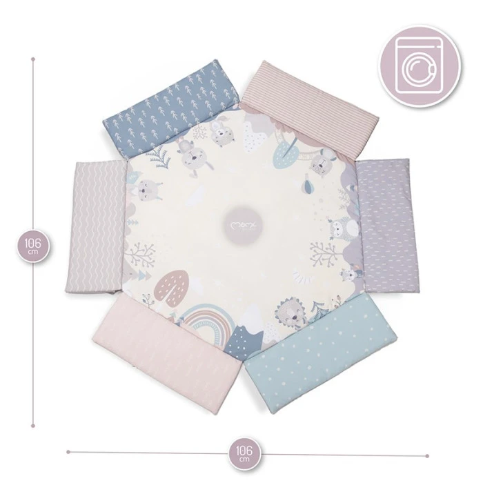 Развивающий коврик MoMi PASTEL