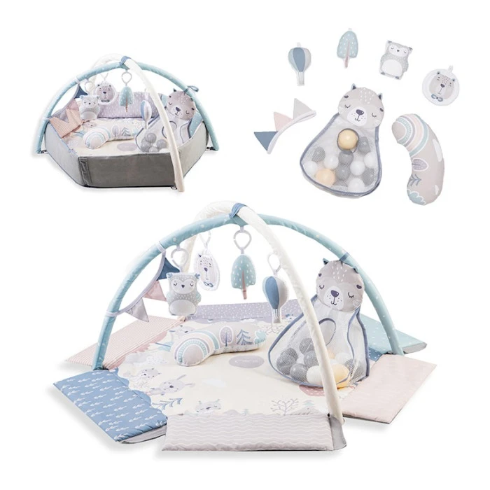 Развивающий коврик MoMi PASTEL