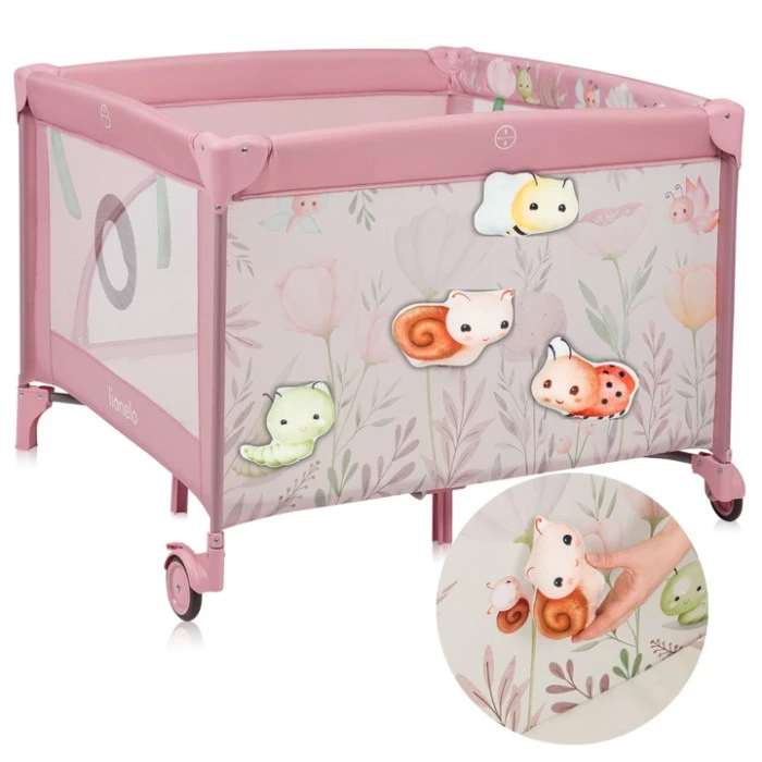 Манеж Lionelo MILLE PLUS PINK