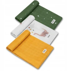 Пеленальний набір Lionelo DINO BAMBOO BOX Multicolor