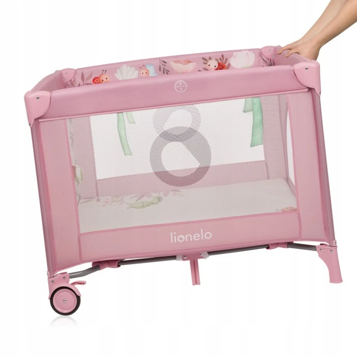 Манеж Lionelo MILLE PLUS PINK