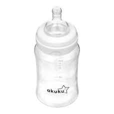 Бутылочка с широким горлом, 240 мл Akuku A0107
