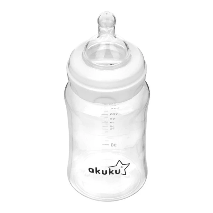 Бутылочка с широким горлом, 240 мл Akuku A0107
