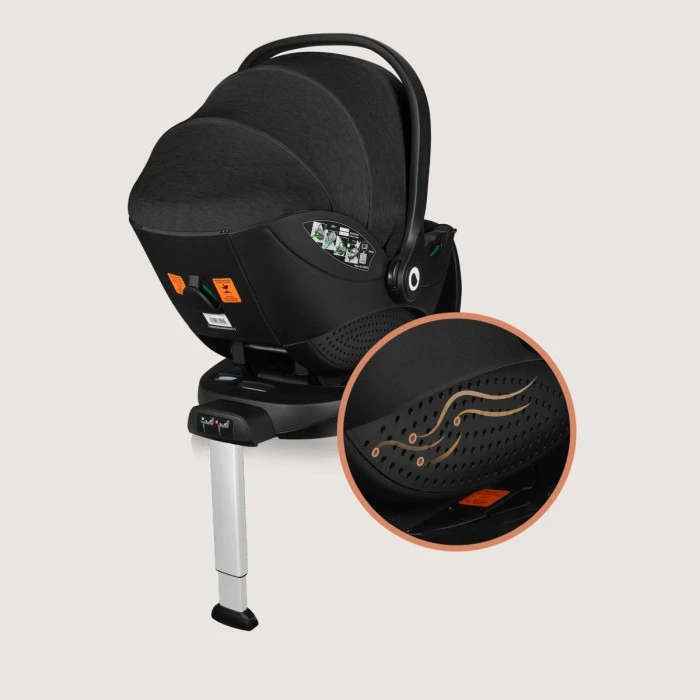 Дитяче автокрісло Lionelo MOXIE I-SIZE BLACK CARBON