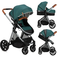 Коляска універсальна 2 в 1 MoMi LIMURU 2in1 green