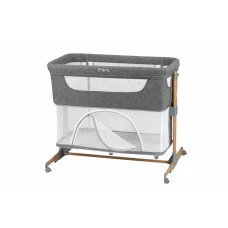 Ліжечко дитяче прямокутне MoMI SMART BED 4in1 Gray