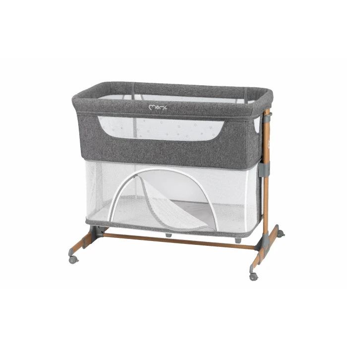 Ліжечко дитяче прямокутне MoMI SMART BED 4in1 Gray