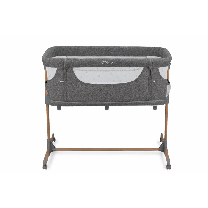 Ліжечко дитяче прямокутне MoMI SMART BED 4in1 Gray