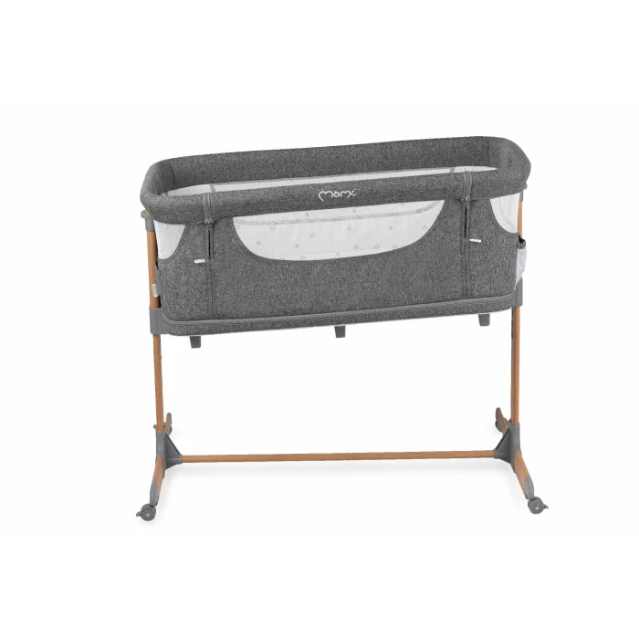 Ліжечко дитяче прямокутне MoMI SMART BED 4in1 Gray