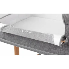 Ліжечко дитяче прямокутне MoMI SMART BED 4in1 Gray