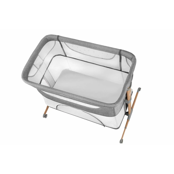 Ліжечко дитяче прямокутне MoMI SMART BED 4in1 Gray