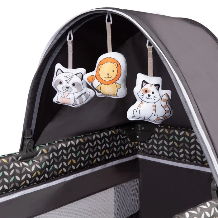 Кроватка-манеж Lionelo SVEN PLUS GREY SCANDI