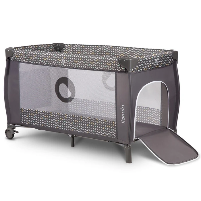 Кроватка-манеж Lionelo SVEN PLUS GREY SCANDI