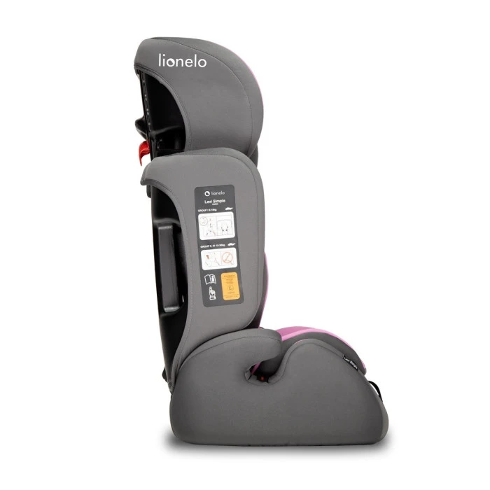Дитяче автокрісло Lionelo LEVI SIMPLE CANDY PINK