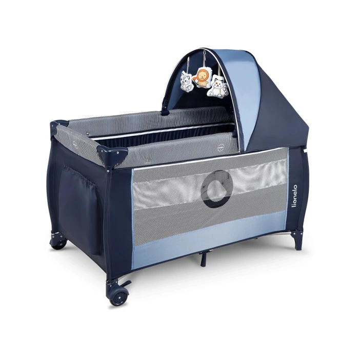 Кроватка-манеж Lionelo SVEN PLUS BLUE NAVY