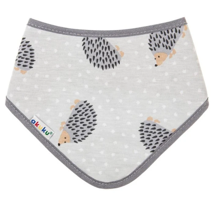 Нагрудник бандана ежики Akuku A1513