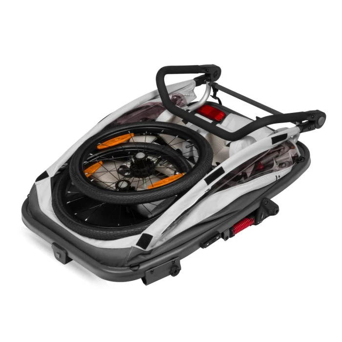 Велосипедний причіп з функцією коляски Lionelo CAMA GREY STONE