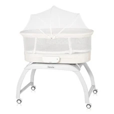 Ліжко-колиска з функцією ваг Lionelo CORAL WHITE