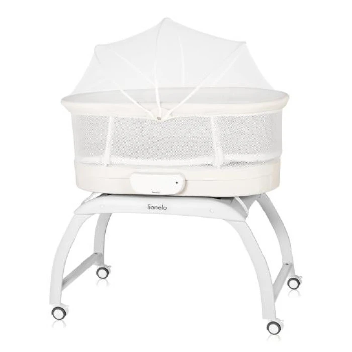 Ліжко-колиска з функцією ваг Lionelo CORAL WHITE